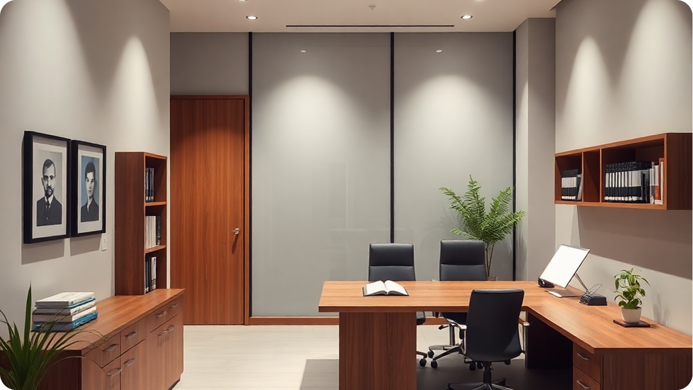 Law Offices & Financial Institutions - Lencore sound masking installation example