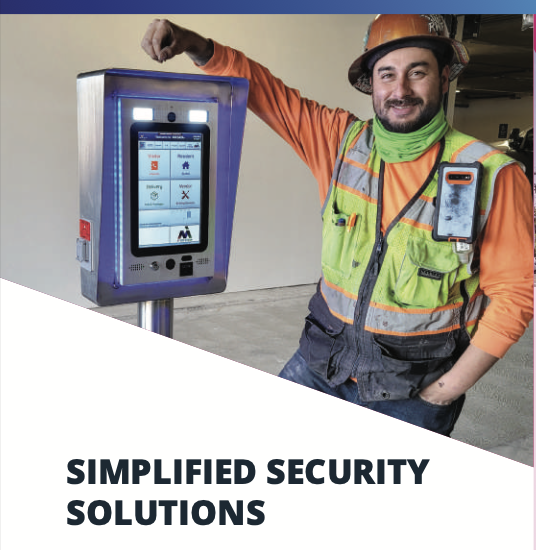 Residential building entrance with MVI intercom - Secure access control solution