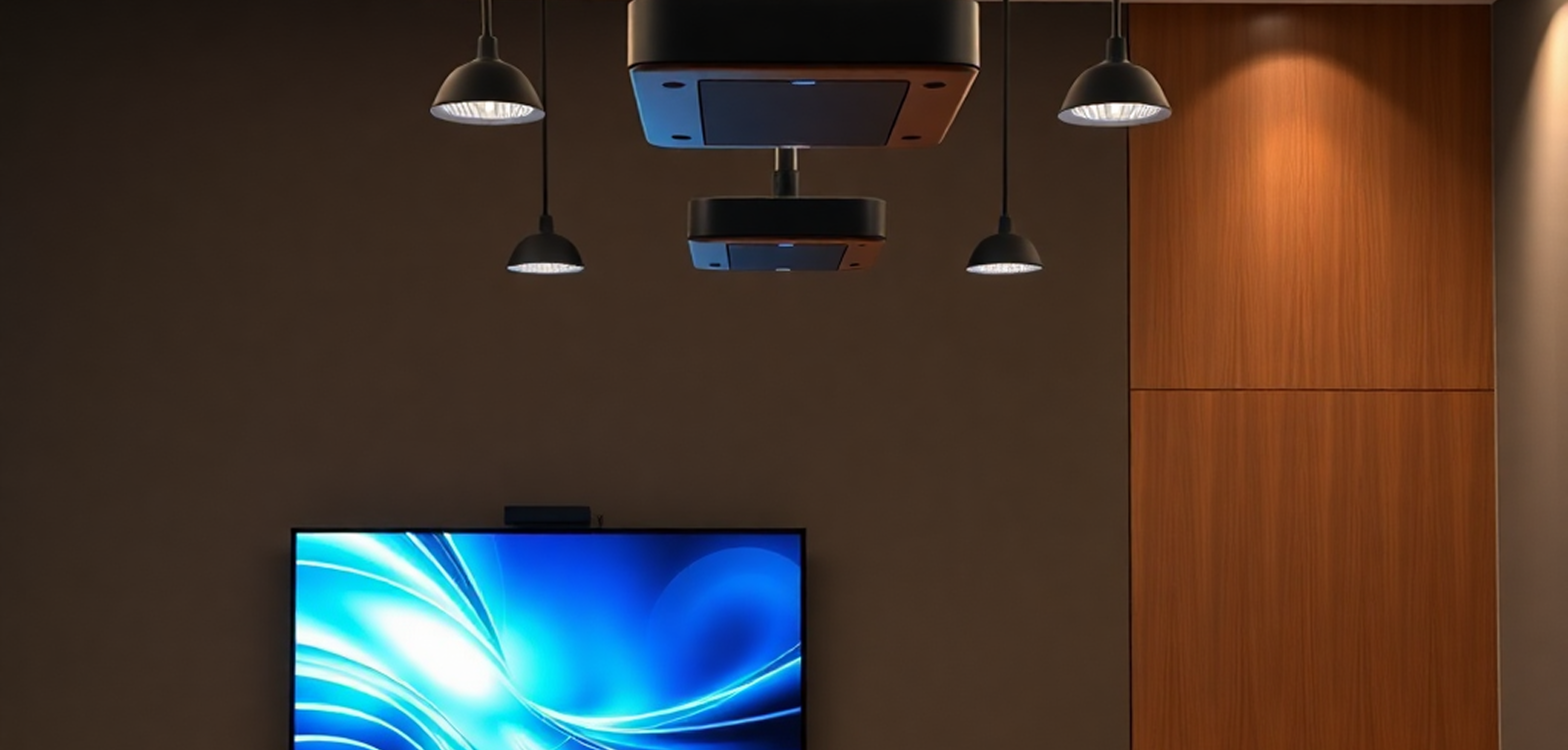 Technology conference room background