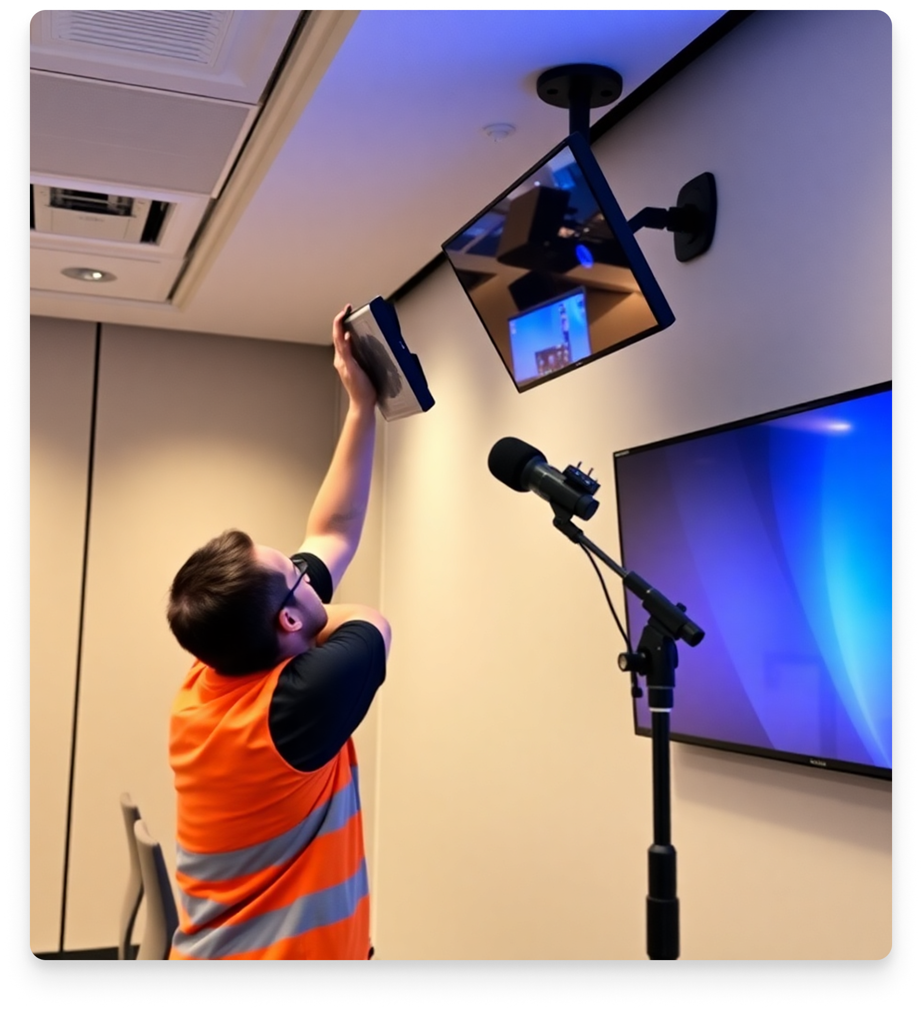 Modern Conference Room Setup