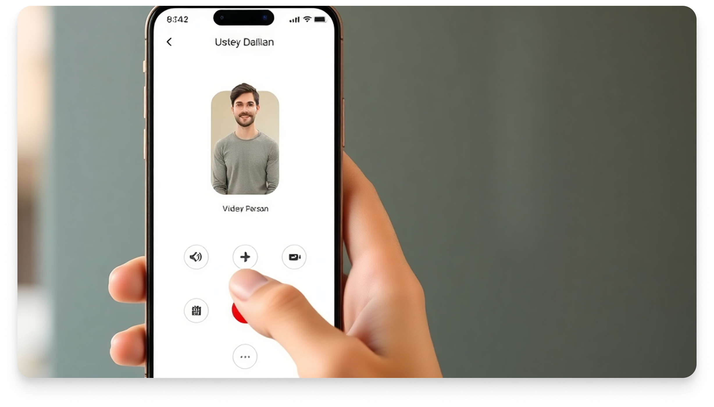 Modern intercom system interface